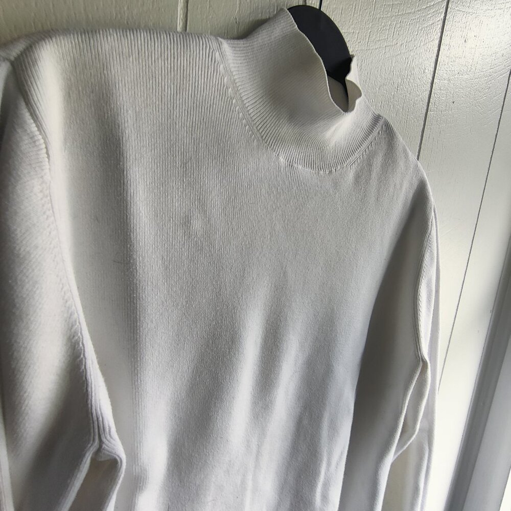 Talbots Soft Ribbed Mock Turtleneck 100% Cotton T… - image 8